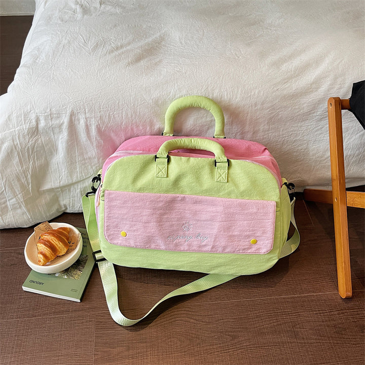 Sporty Multifunctional Duffel Bag with Multiple Compartments Bowlift