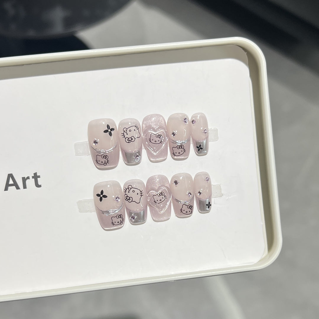 Themed Press-On Nail Art Bowlift