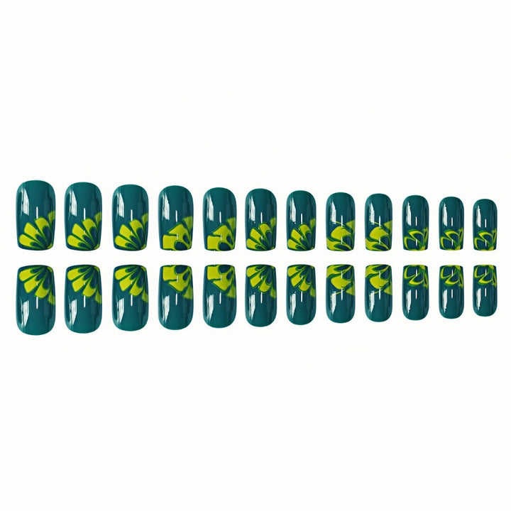 Artistic Marble Effect Nail Art Extensions Bowlift
