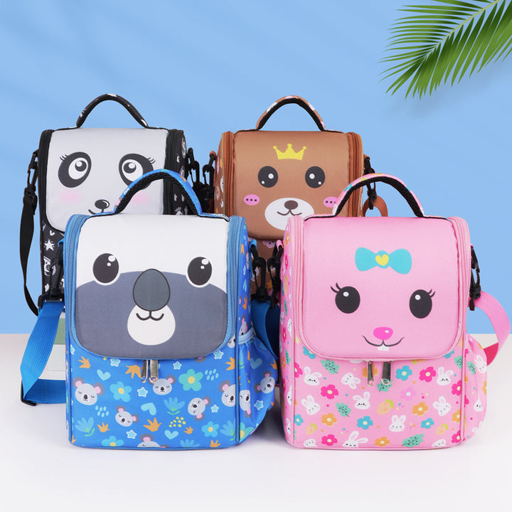 Insulated Panda-Themed Lunch Backpack