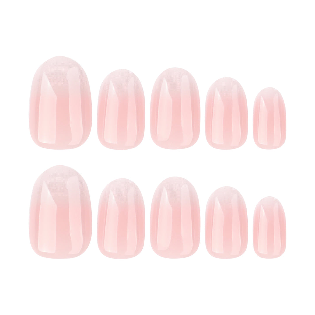 Elegant Gel Nail Extensions in Modern French Tip Design Bowlift