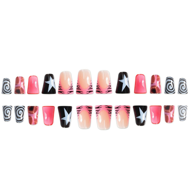 Artistic Abstract Nail Wraps Bowlift