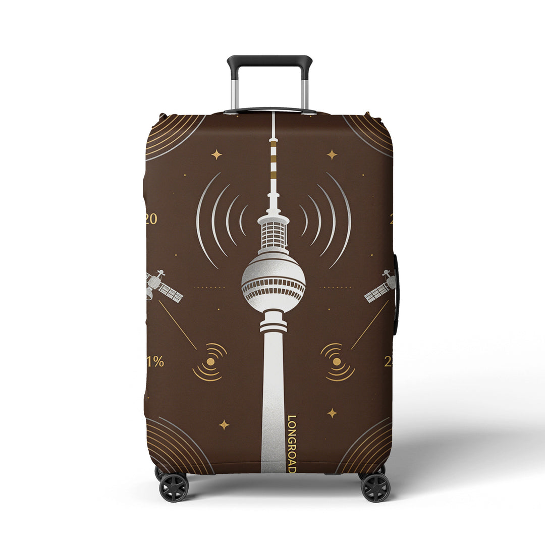 Women's suitcase cover in futuristic design Bowlift