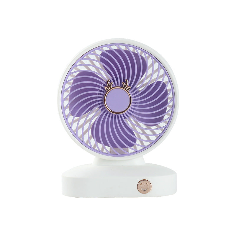 Ladies Portable Table Fan with Flexible Tilt Angle Bowlift