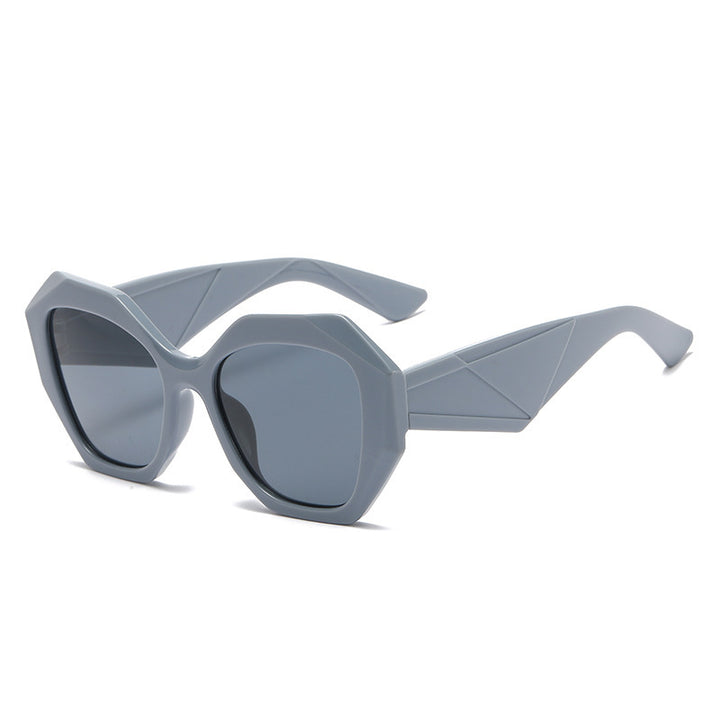 Women's extraordinary polygonal sunglasses Bowlift