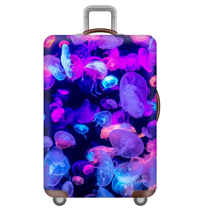 Unisex Hard Shell Suitcase with Dreamy Landscape Design Bowlift