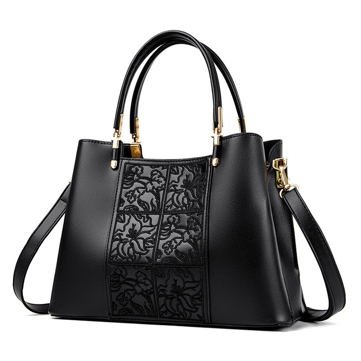 Elegant Embroidered Handbag Bowlift