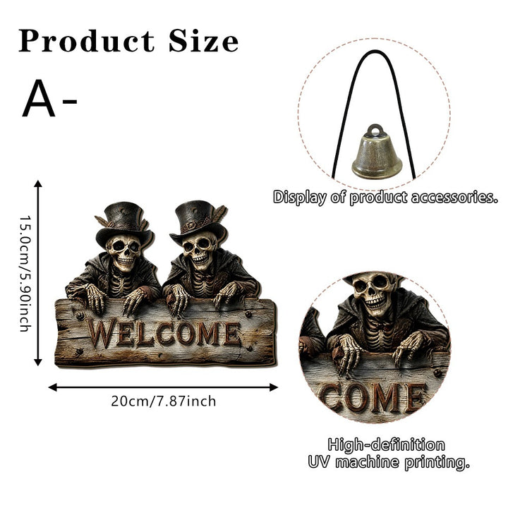Creepy Welcome Sign Decor Bowlift