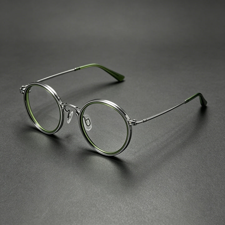 Fashionable Round Frame Glasses Bowlift