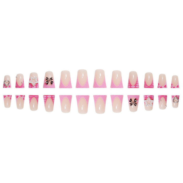 Floral Accent Nail Art Extensions Bowlift