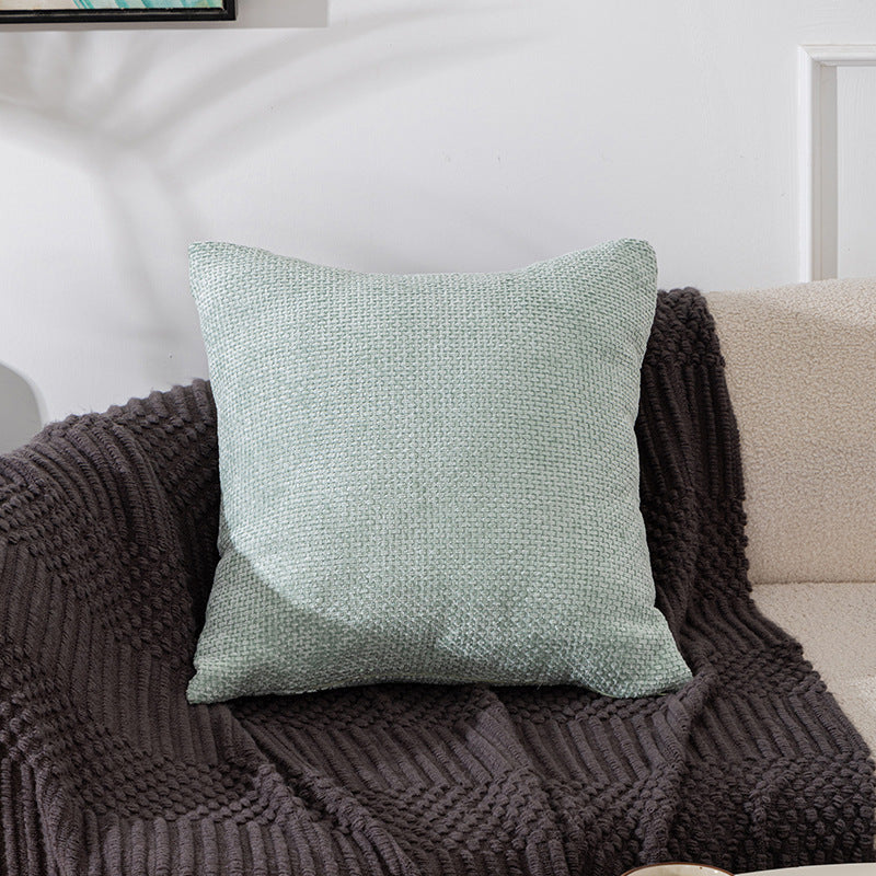 Textured Cozy Knit Throw Pillow