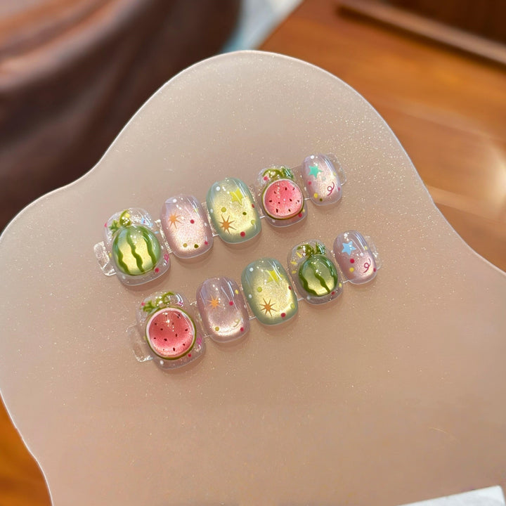 Creative Craft Nails in Playful Fruit Design Bowlift
