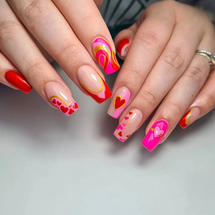 Artificial nails for creative Nail Art Bowlift