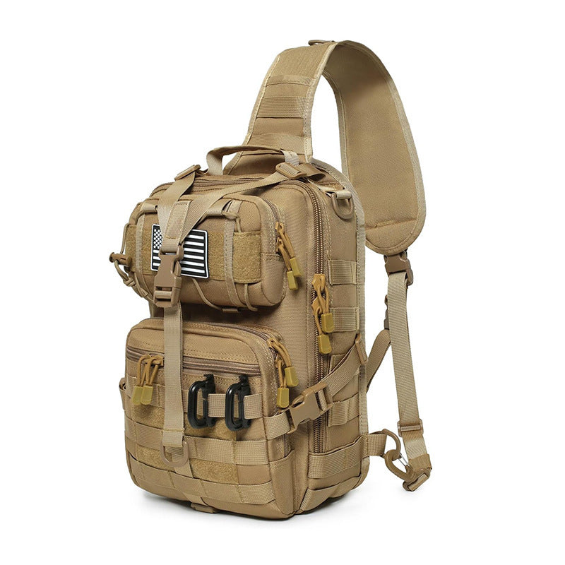 Tactical Sling Backpack with Multiple Compartments and Adjustable Carry Strap Bowlift