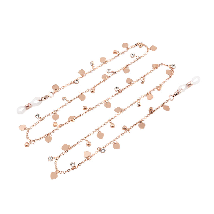 Decorative Heart-Shaped Eyewear Chain Bowlift