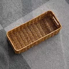 Stylish Rectangular Woven Organizer Bowlift