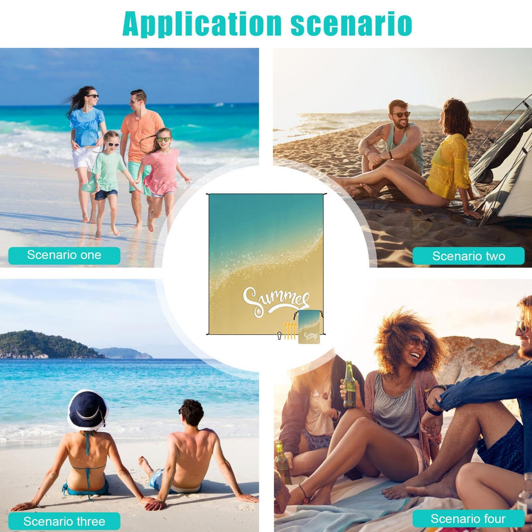 Ladies multifunctional beach blanket Bowlift