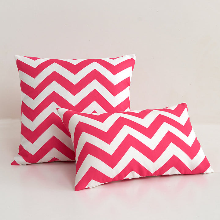 Chevron Patterned Decorative Pillow