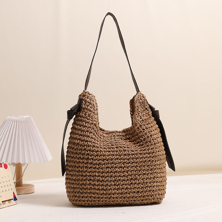 Fashionable Handmade Shoulder Bag Made of Natural Material Bowlift