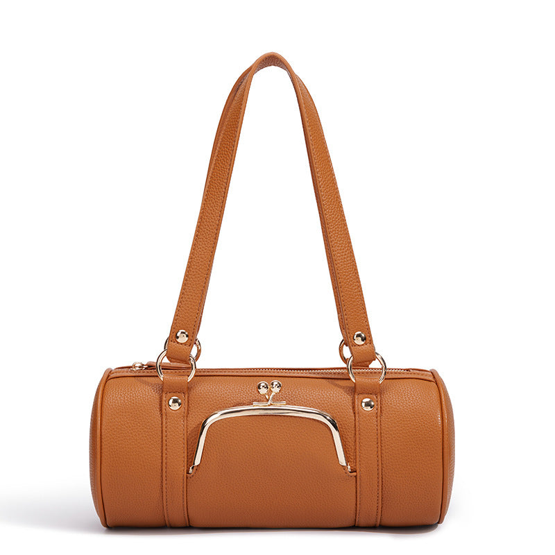 Fashionable Leather Handbag Bowlift