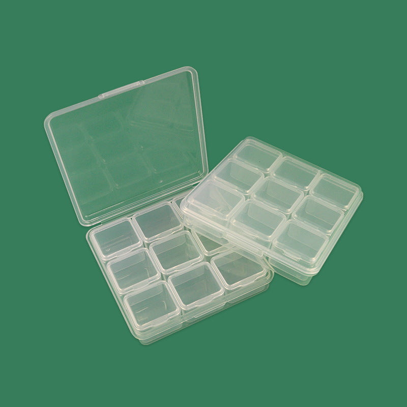 9-Compartment Clear Storage Organizer Bowlift