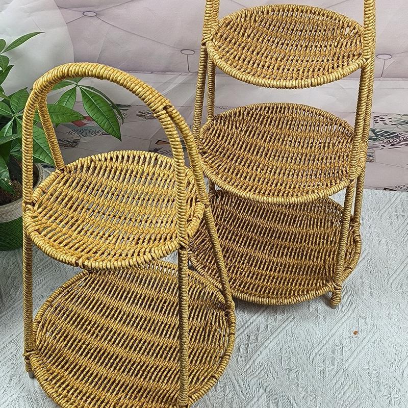 Handcrafted Food and Decor Basket Bowlift