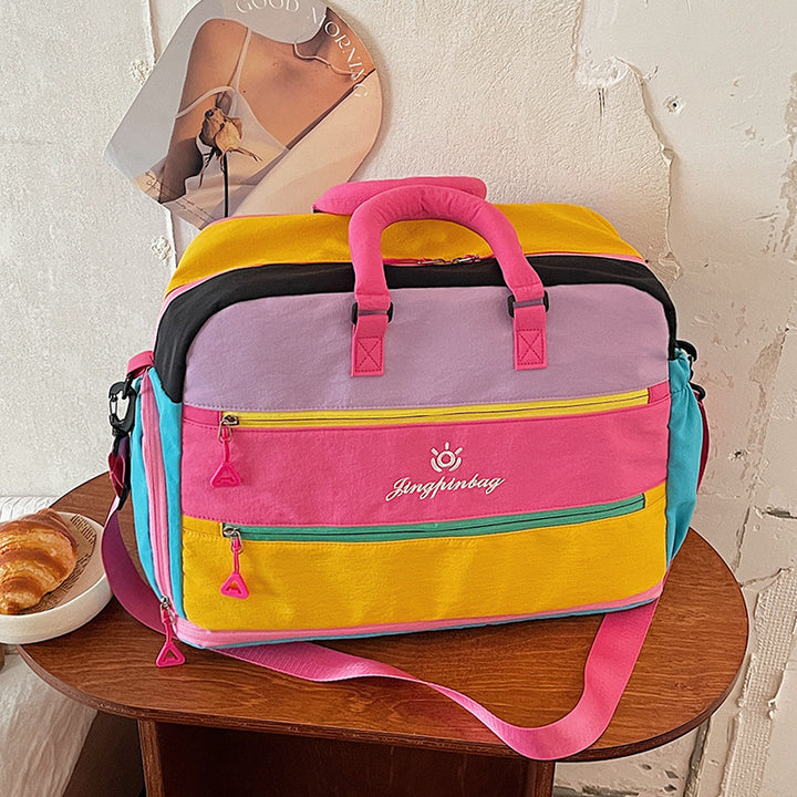 Versatile Multi-Pocket Travel Duffle Bag