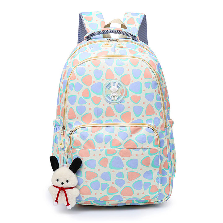 Cheerful school backpack with unique patterns and practical compartments Bowlift