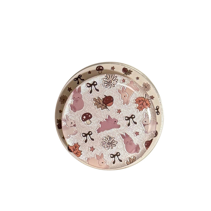 decorative cosmetic box with cute rabbit motif Bowlift