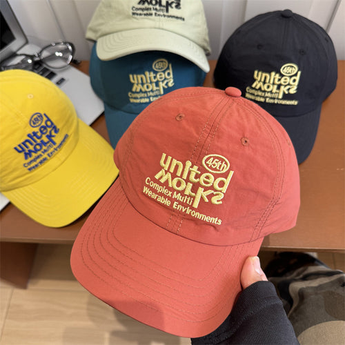 Unisex Lightweight Embroidered Baseball Cap Bowlift