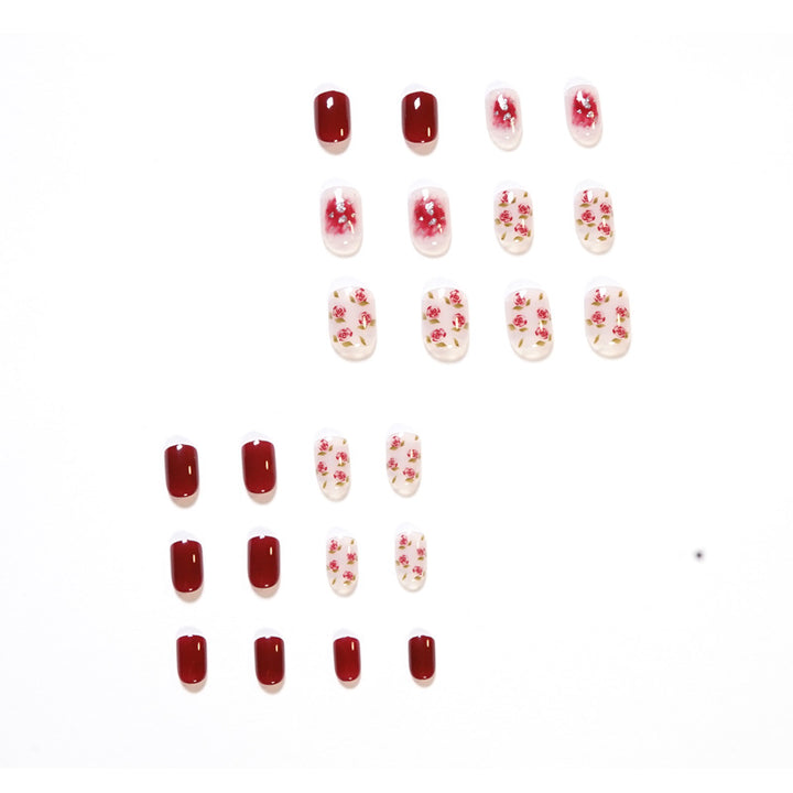 Artful nail art with elegant floral design Bowlift