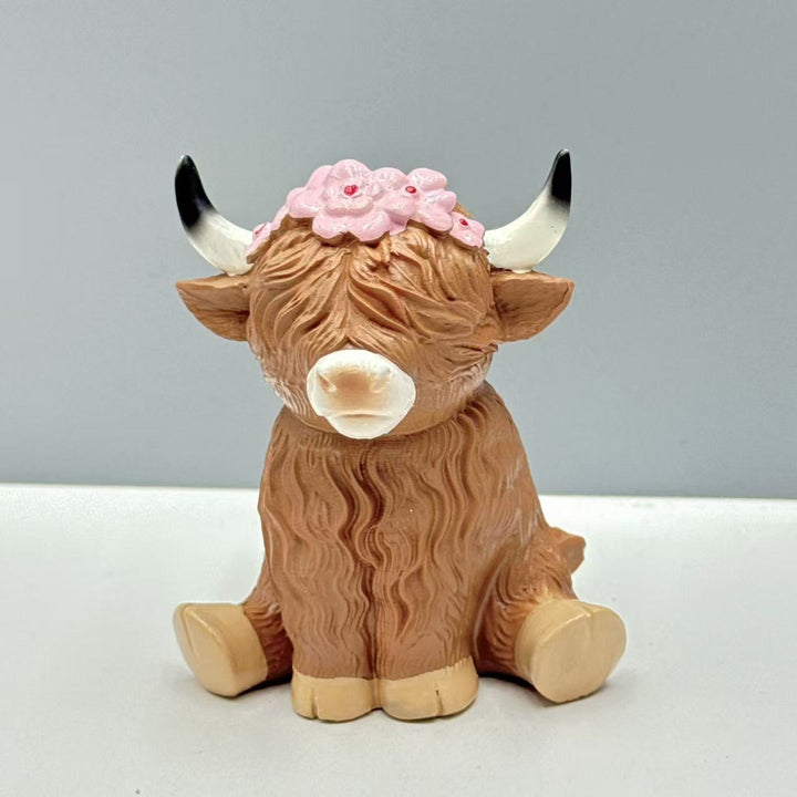 cute decorative horned cattle Bowlift