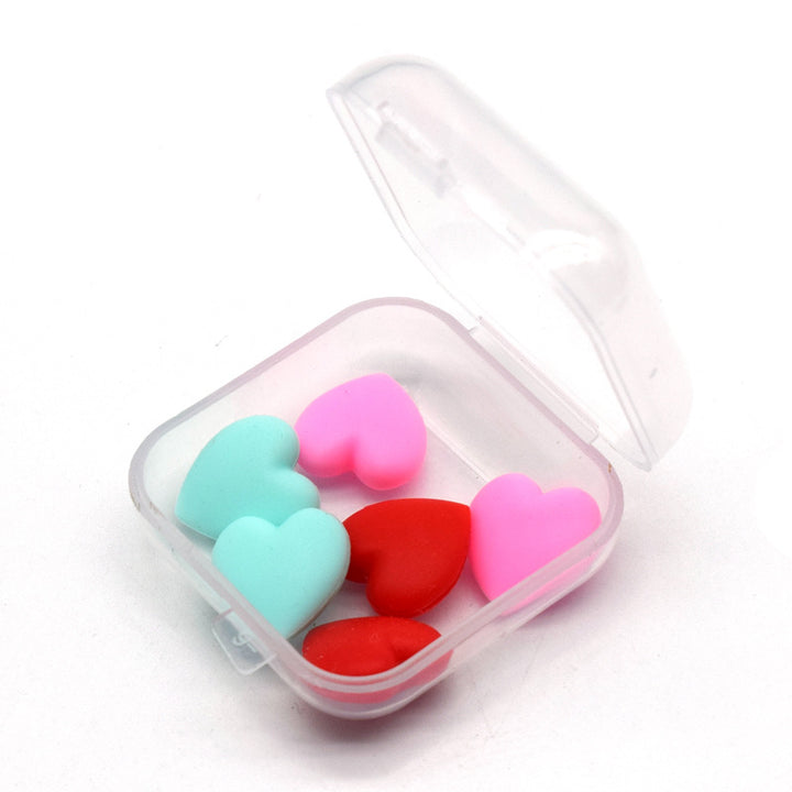 Heart-Shaped Silicone Keychain Holders Bowlift