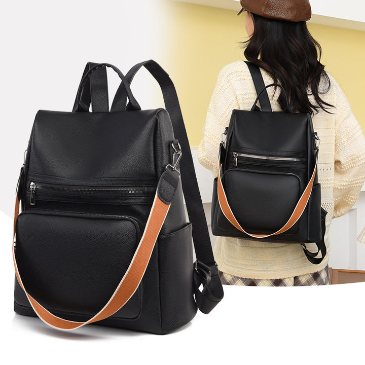 Structured Leather Travel Backpack Bowlift