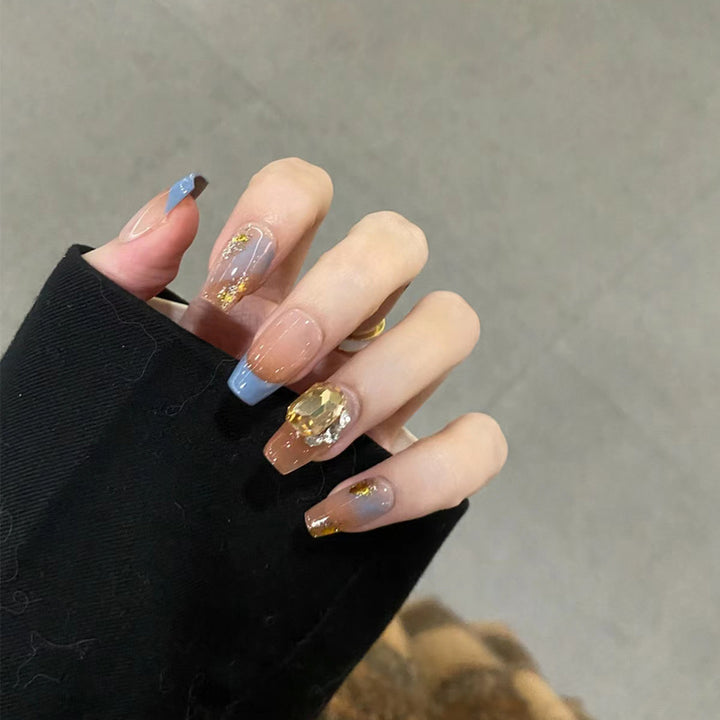 High-Gloss Gel Press-On Nails Bowlift