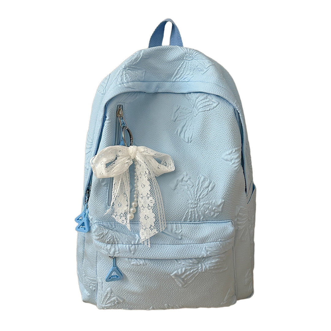 Decorative Butterfly Embossed Backpack