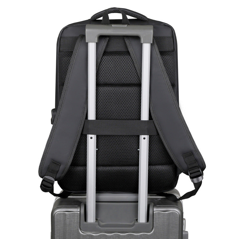Multifunctional backpack with laptop compartment and ergonomic shoulder design Bowlift