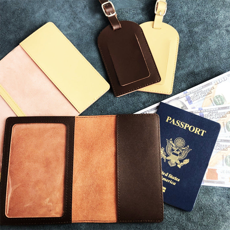 Vintage Leather Luggage Tag Bowlift