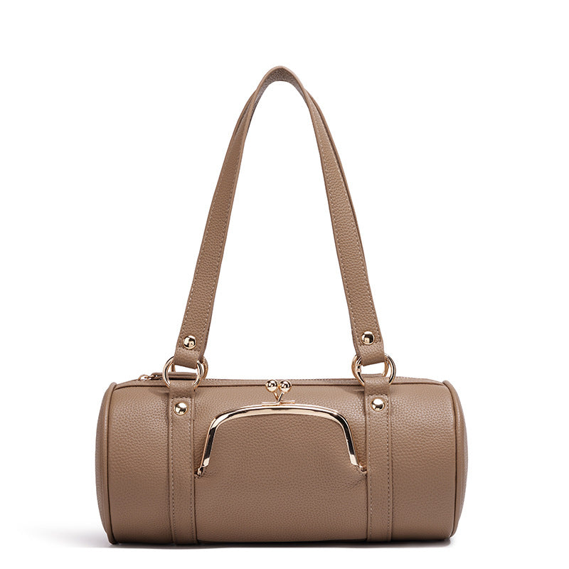 Fashionable Leather Handbag Bowlift