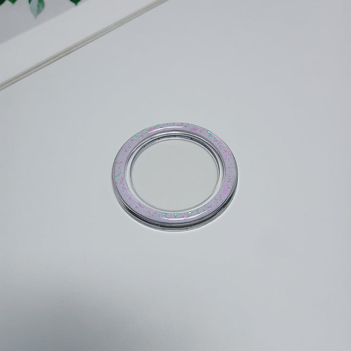 Decorative Transparent Compact Mirror Bowlift