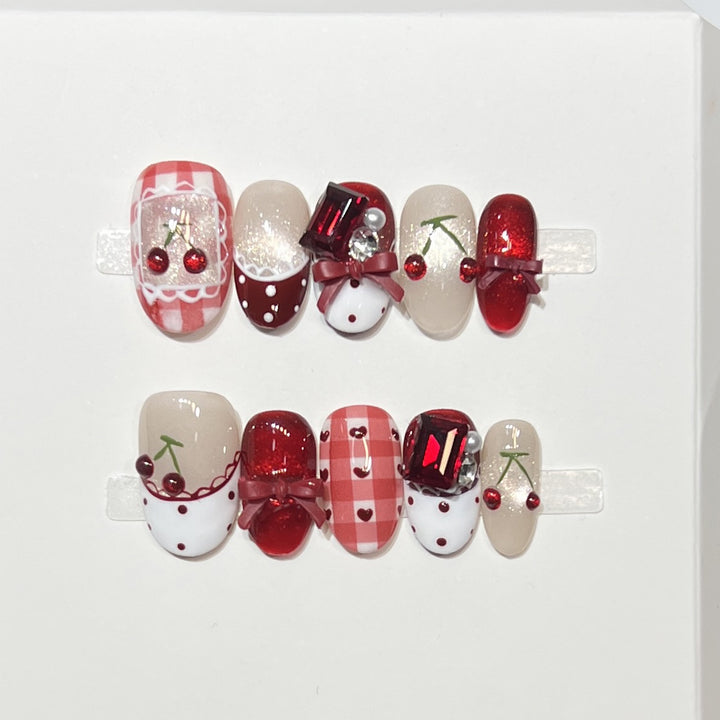 Decorative Themed Nail Art Kit Bowlift