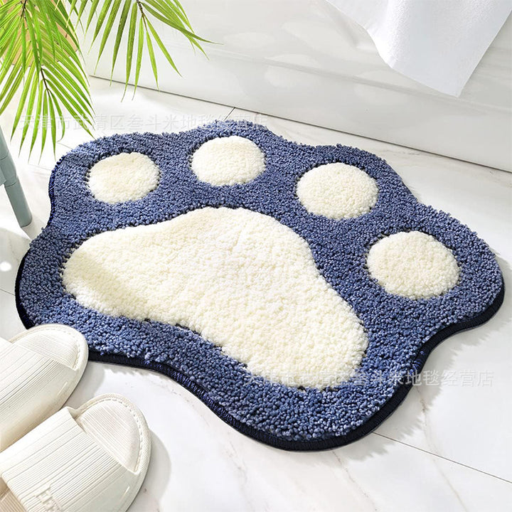 Cute Animal Paw Shaped Bath Mat