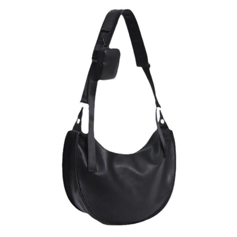 Elegant Shoulder Bag In Curved Shape Bowlift