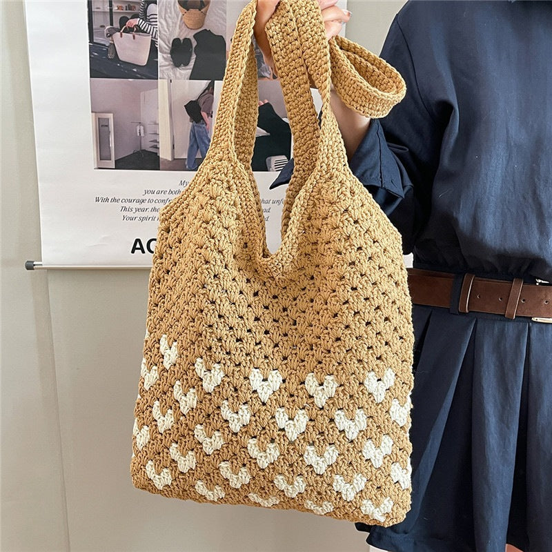 Sustainable and Handmade Macrame Shoulder Bag Bowlift
