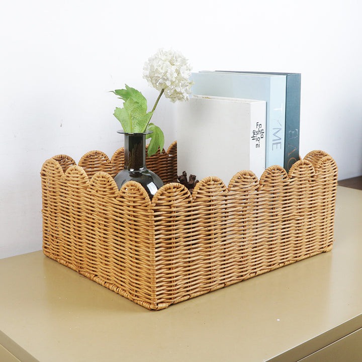 Decorative Woven Storage Tray Bowlift