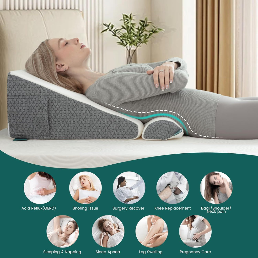 Therapeutic Adjustable Bed Wedge Pillow