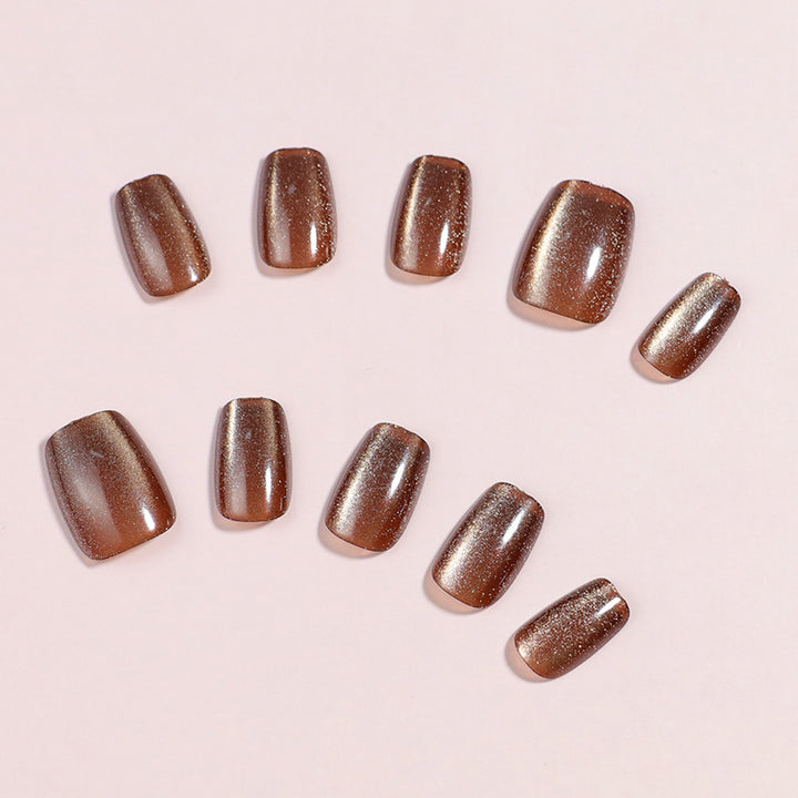 DIY Natural Press-On Nail Set Bowlift 1789805063