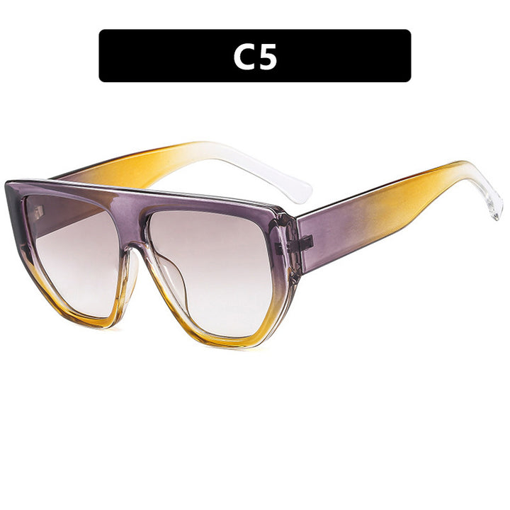 Women's fashionable oversized sunglasses with innovative Bowlift frame