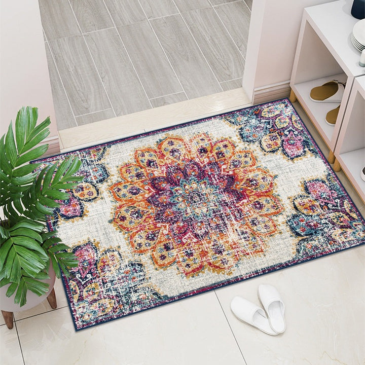 Geometric Pattern Decorative Floor Mat Bowlift