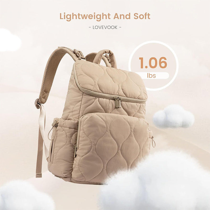 Padded backpack with integrated compartments Bowlift